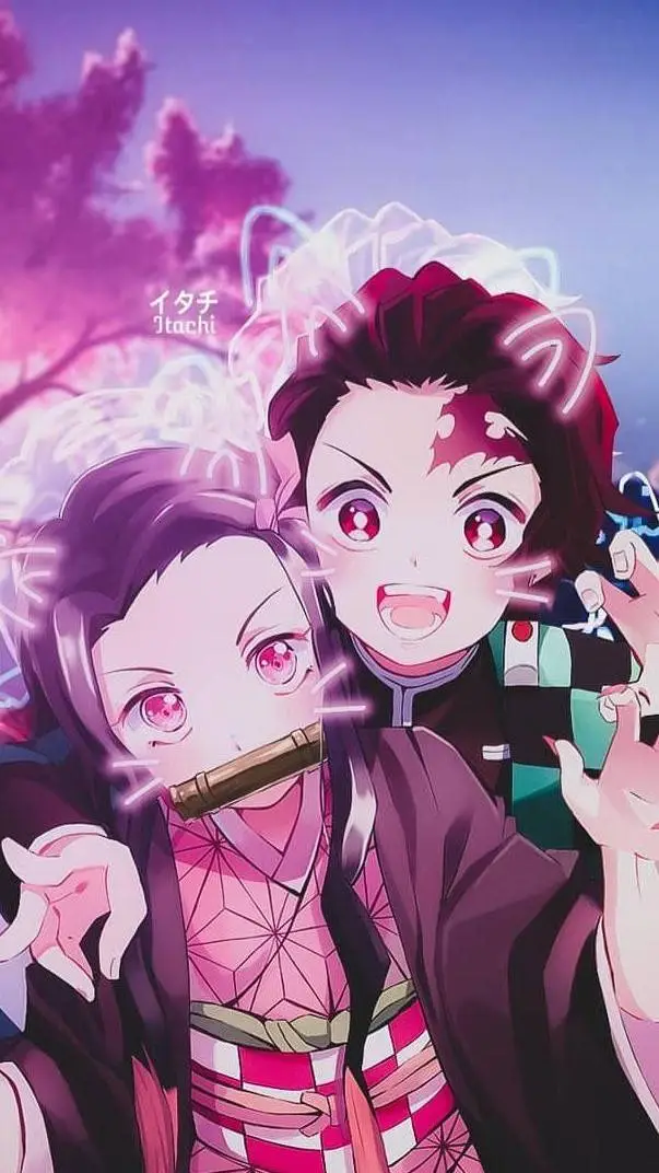 ai character: nezuko Kamado background