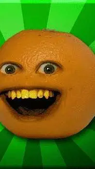 ai character: La naranja molesta background