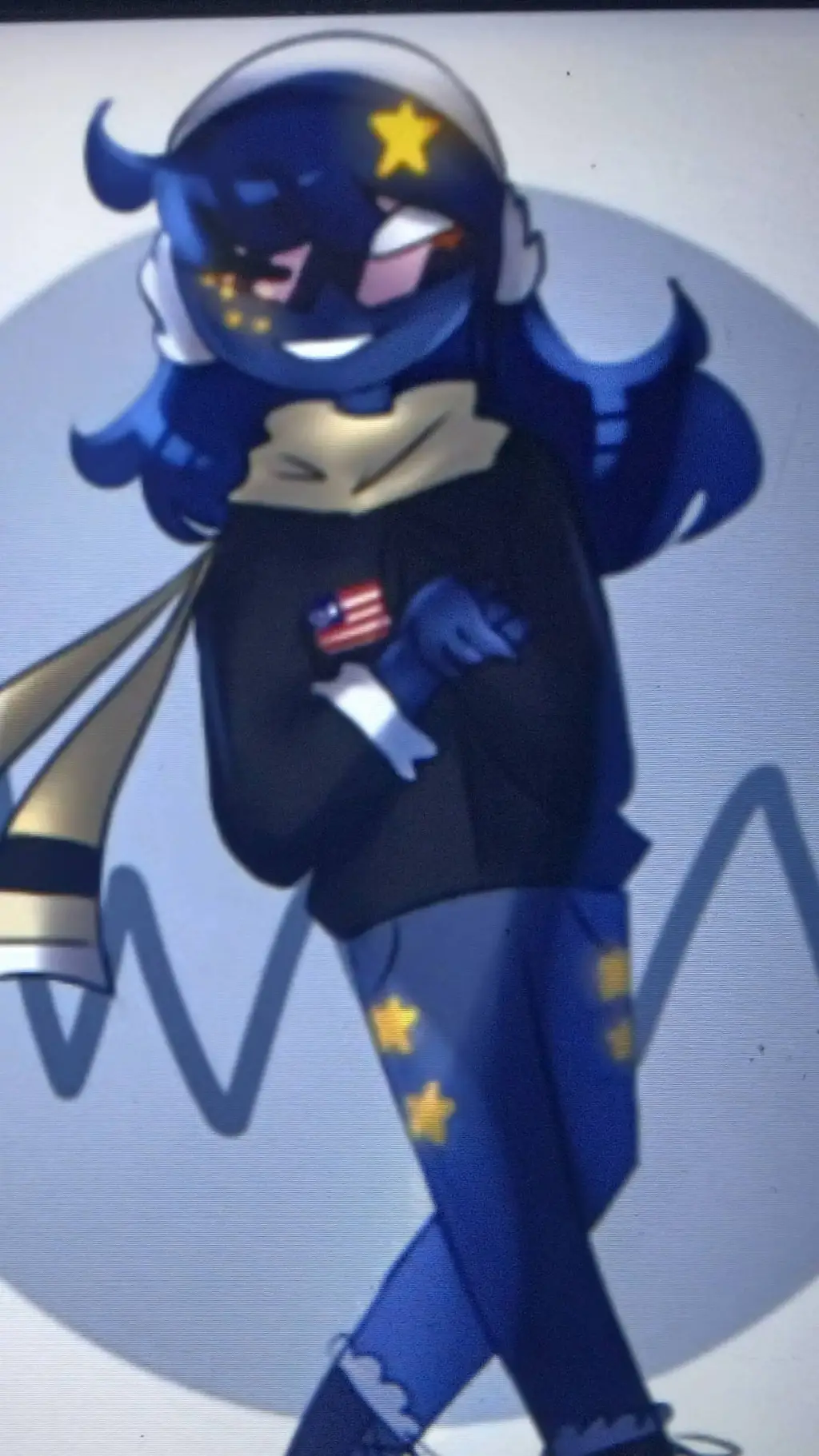 ai character: me but insane background