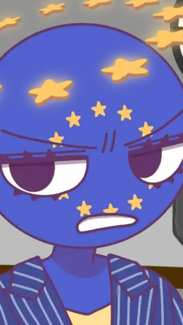 ai character: EU but mad background