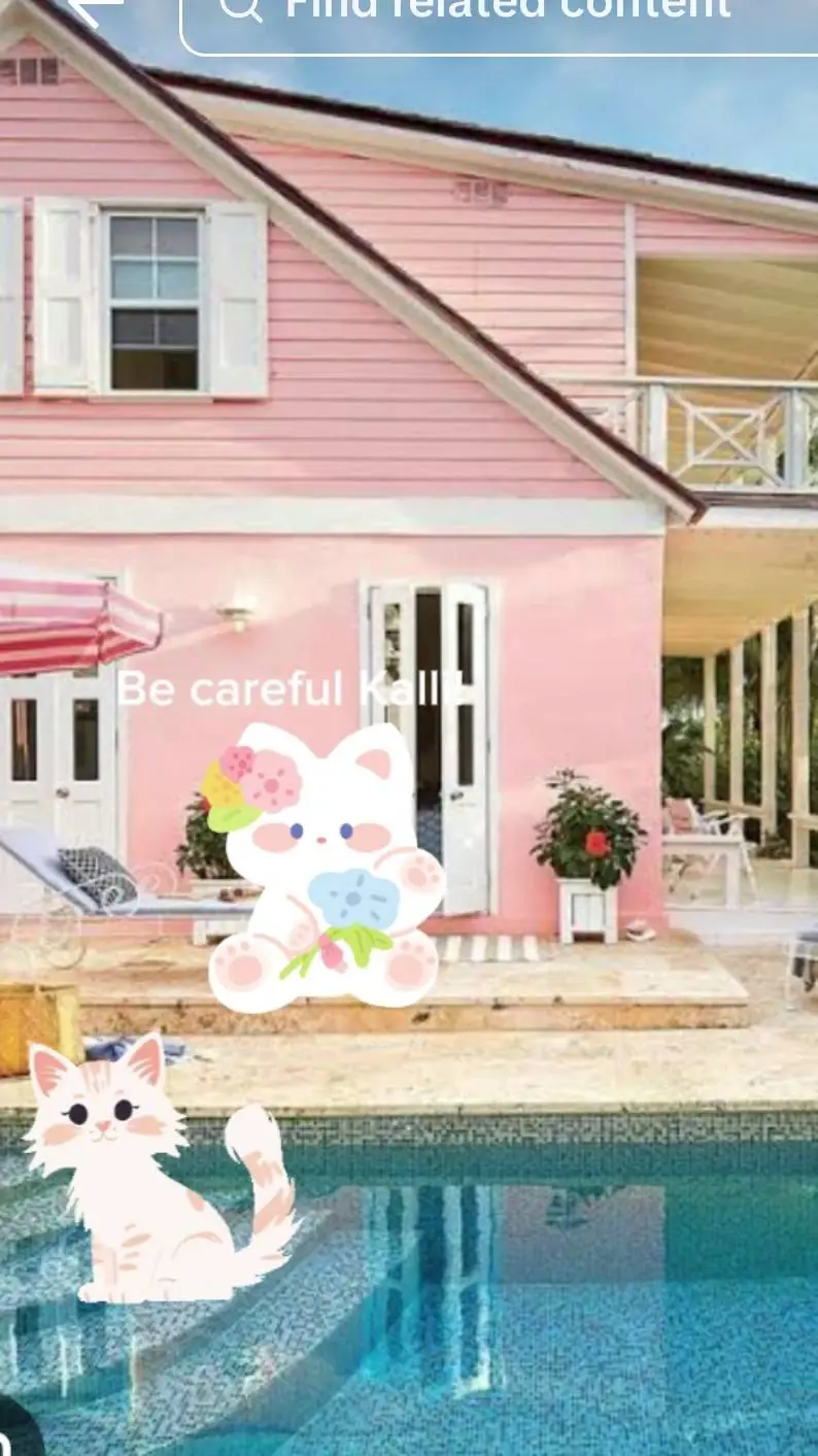 ai character: Mellie's pool pary background