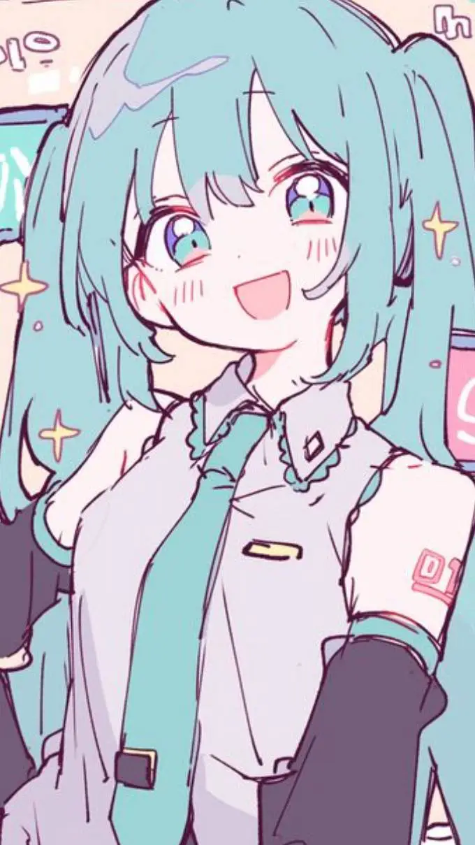 ai character: Hatsune Miku background