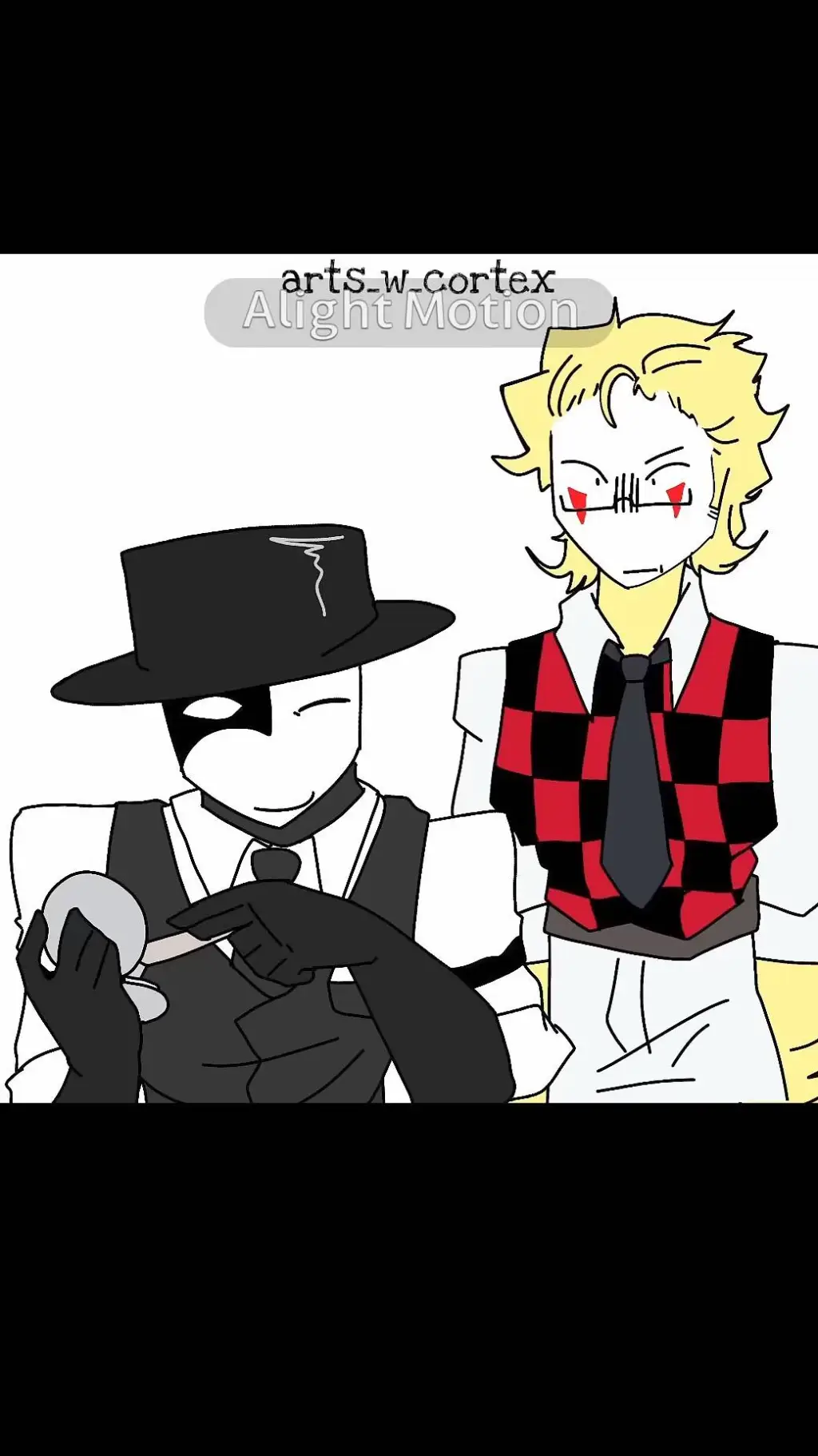 ai character: artful and devesto background