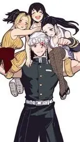 ai character: Uzui family!  background