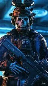 ai character: Ghost  background