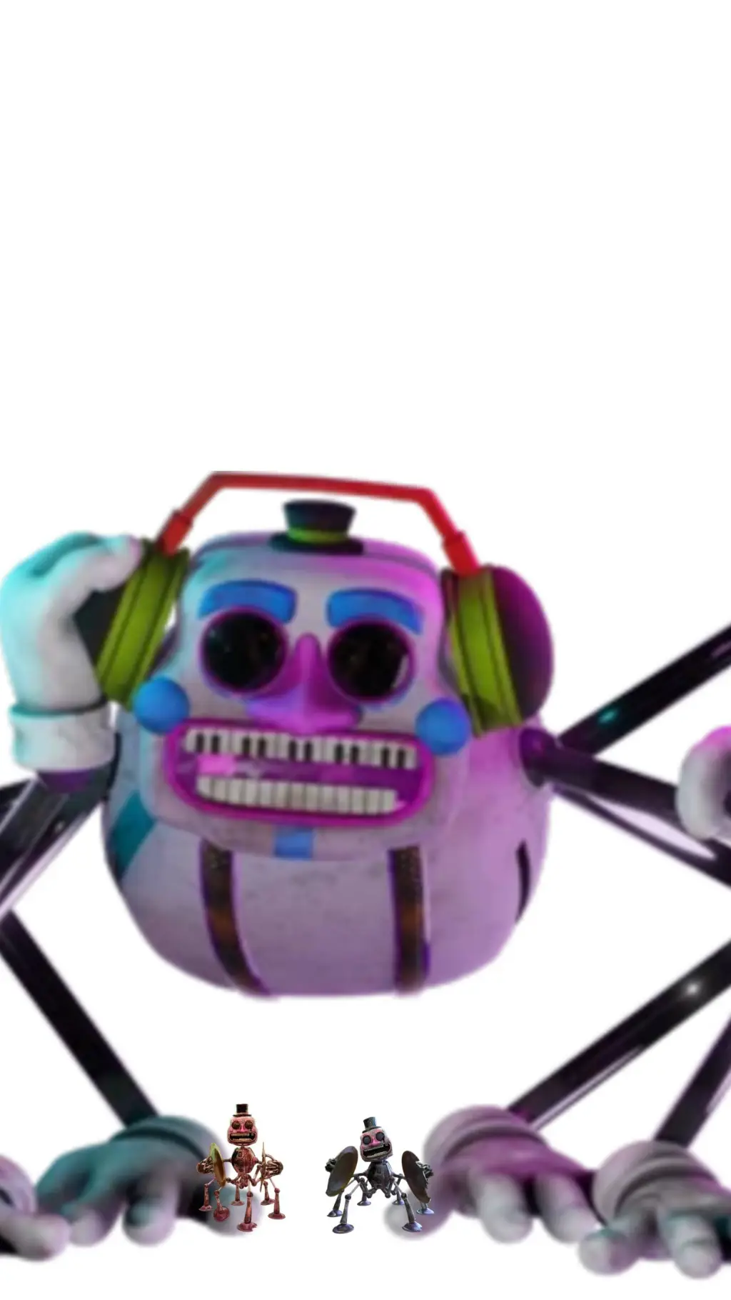 ai character: dj music man background