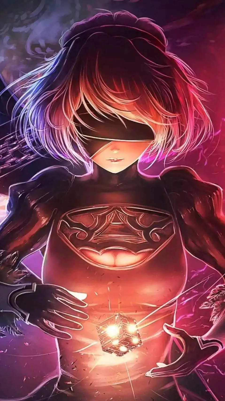 ai character: violeta  background