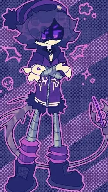 ai character: 💛uzi💜 S background
