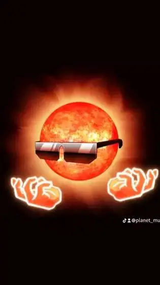 ai character: Sun background