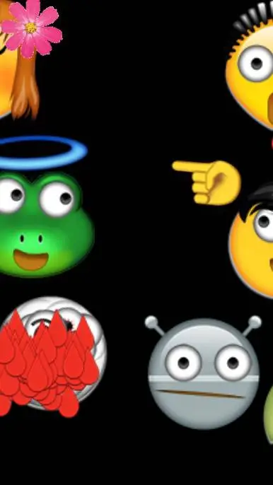 ai character: snap emoji background
