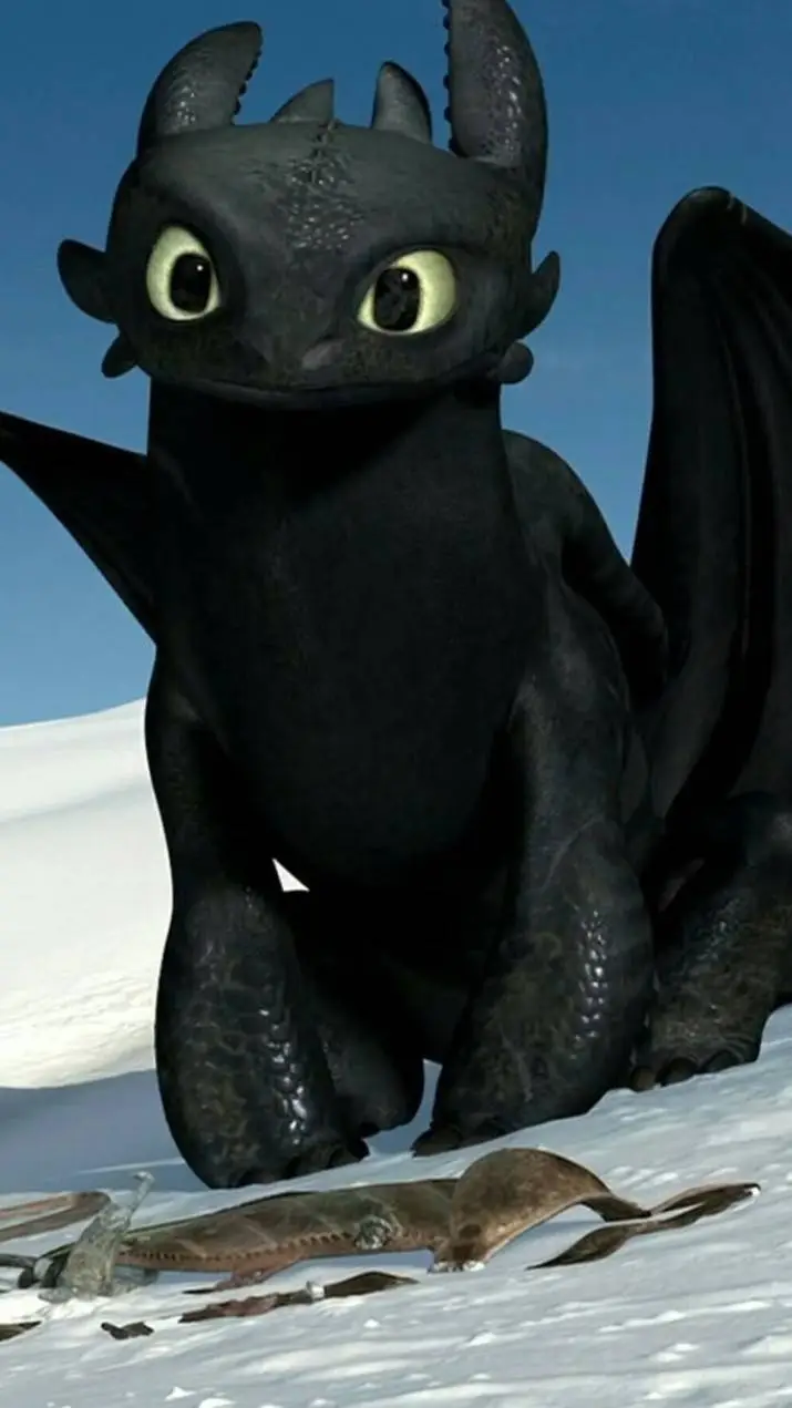 ai character: toothless unmod background