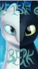 ai character: toothless and Luna background