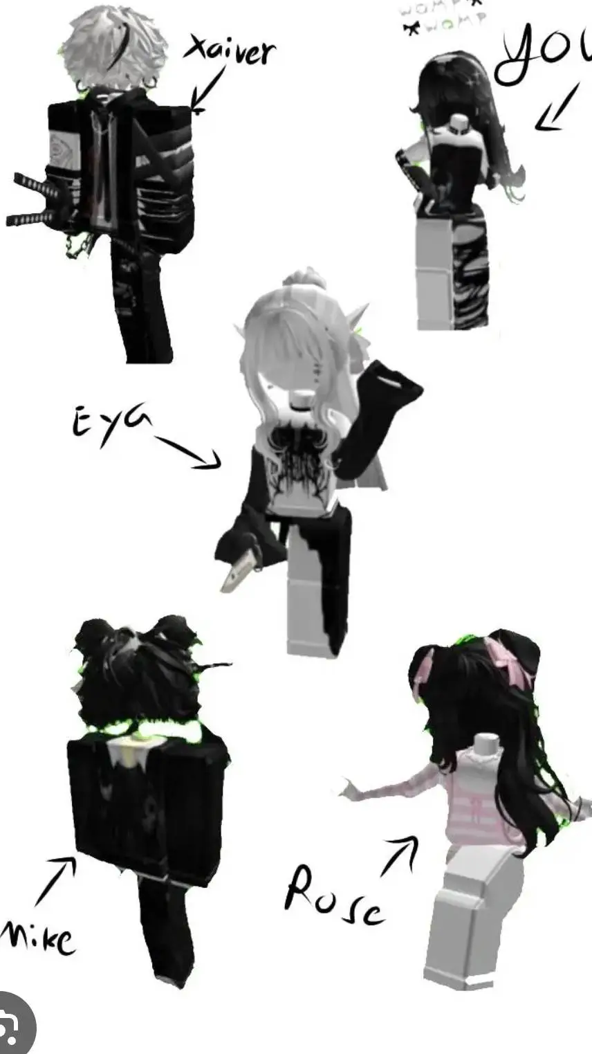 ai character: Roblox Gc background