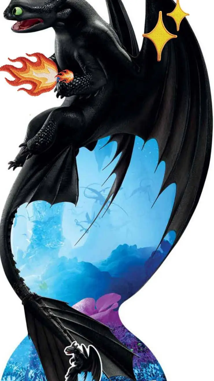 ai character: toothless background