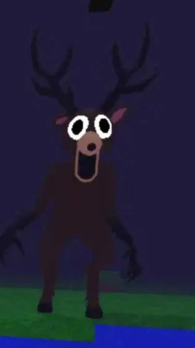 ai character: THE DEER (99 night background