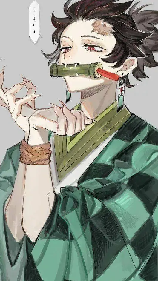 ai character: <<танжиро>> background