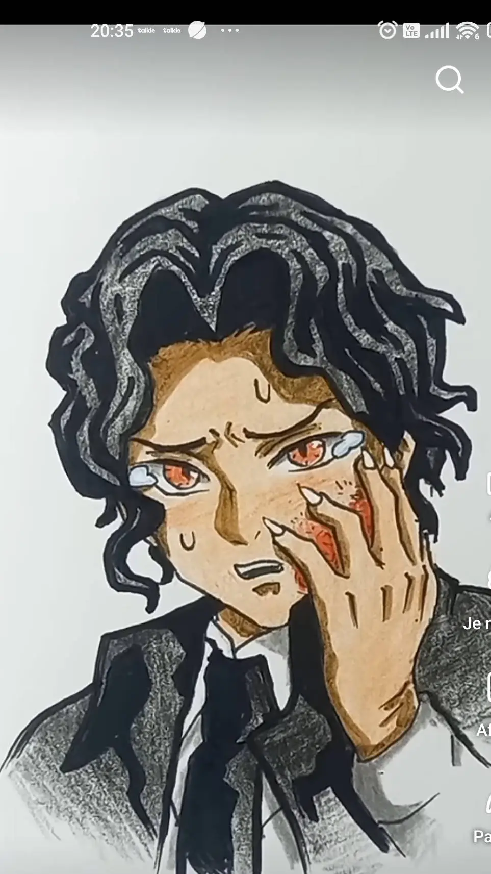 ai character: muzan  background