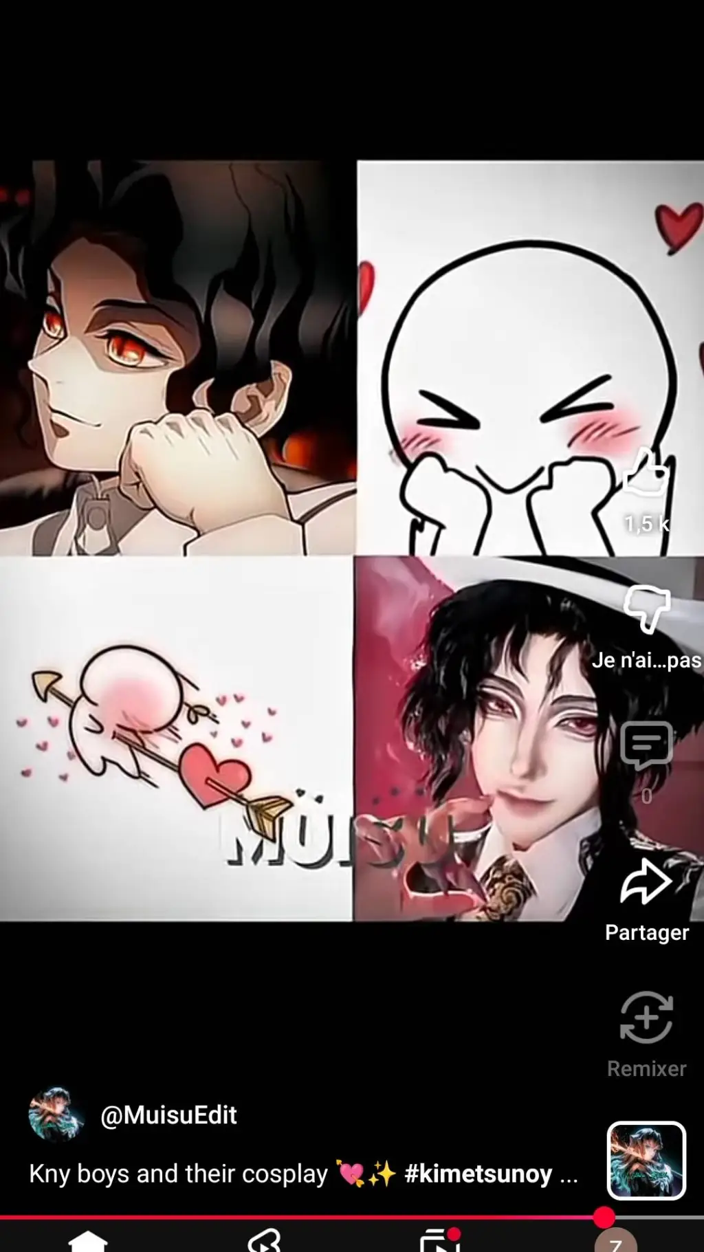 ai character: muzan fille background