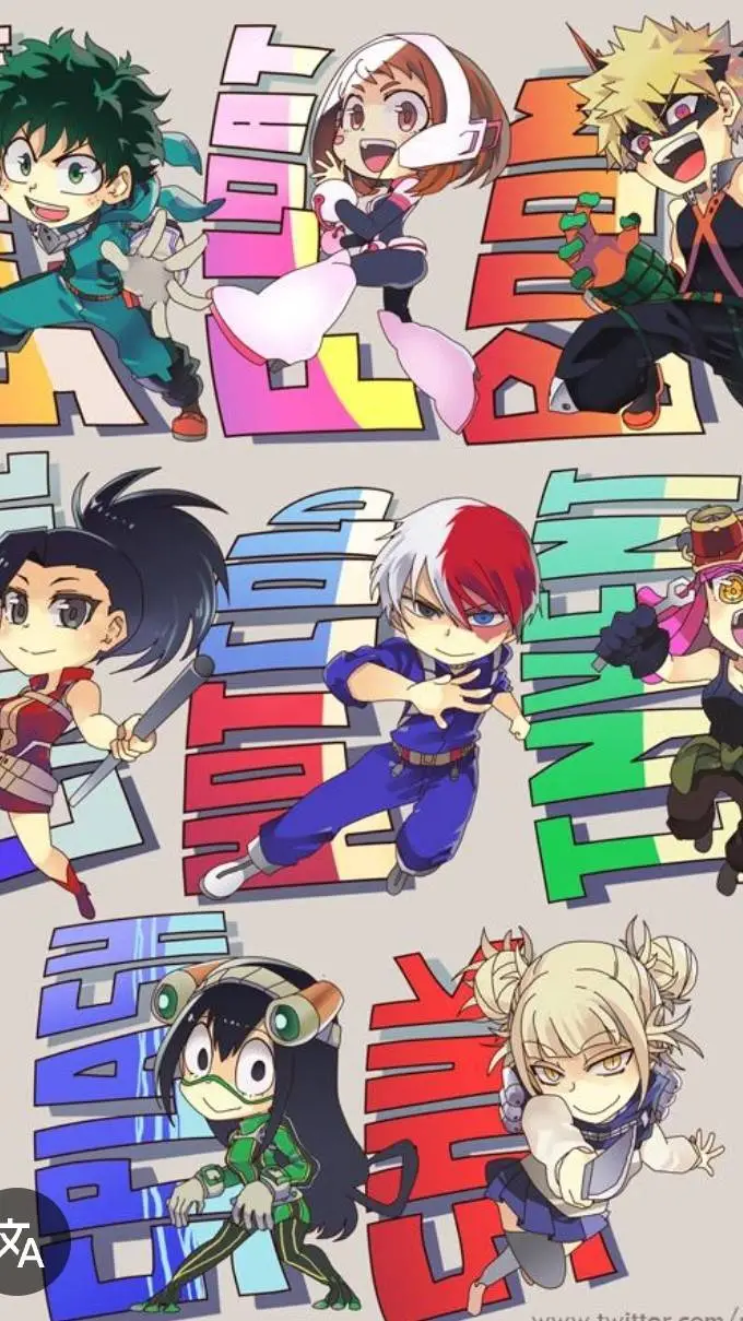 ai character: mha × hybride  background