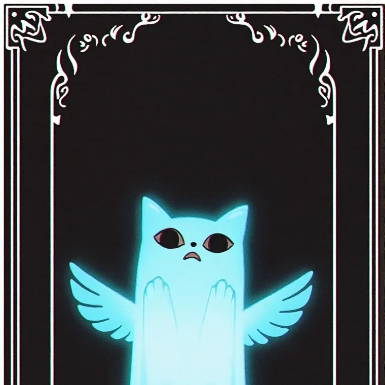 chat with ai character: scary cat forest 2