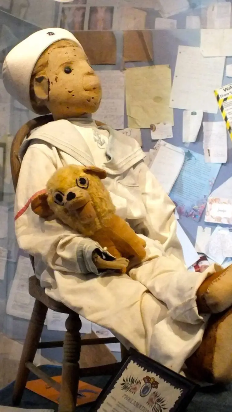 ai character: Robert The doll background