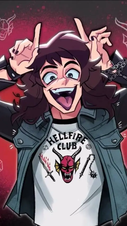 ai character: stranger things background