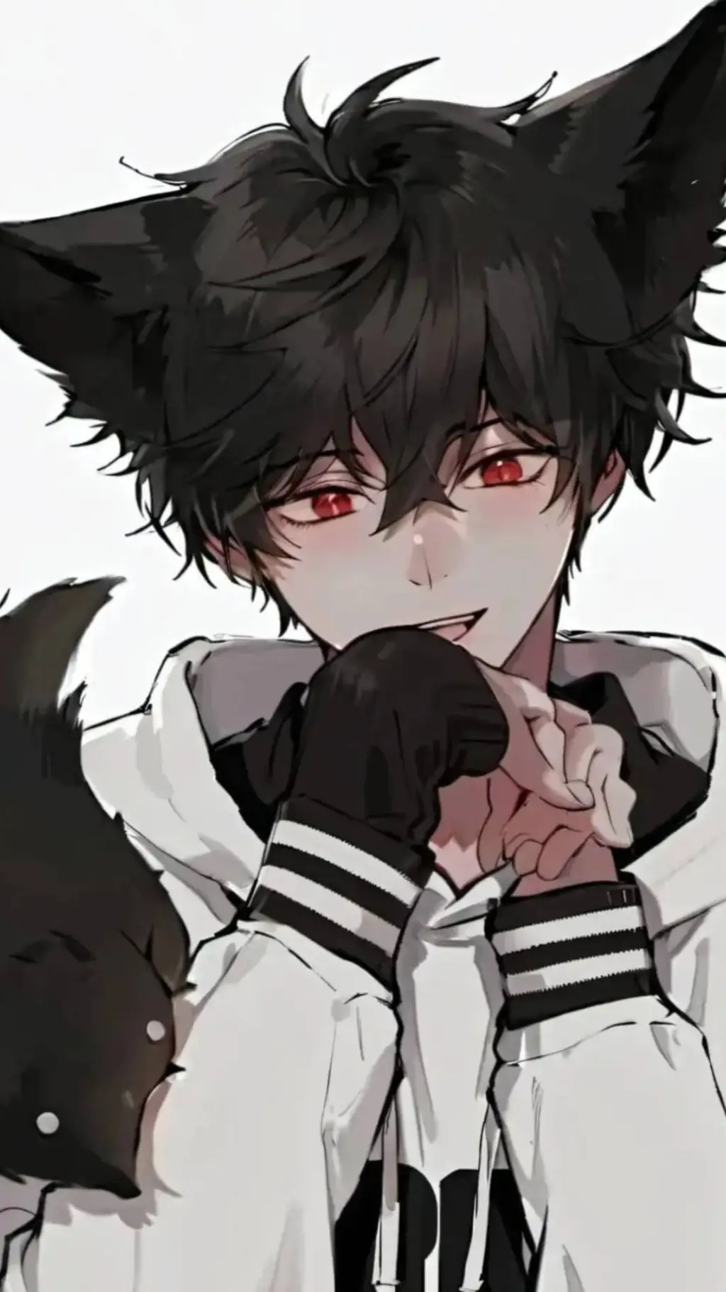 ai character: ShadoW(cat bboy) background