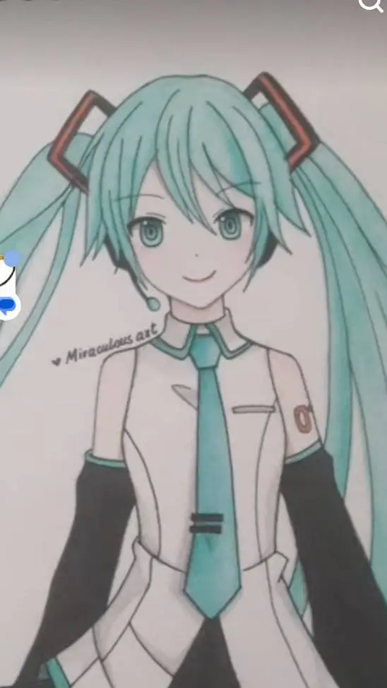 ai character: hutsane miku background