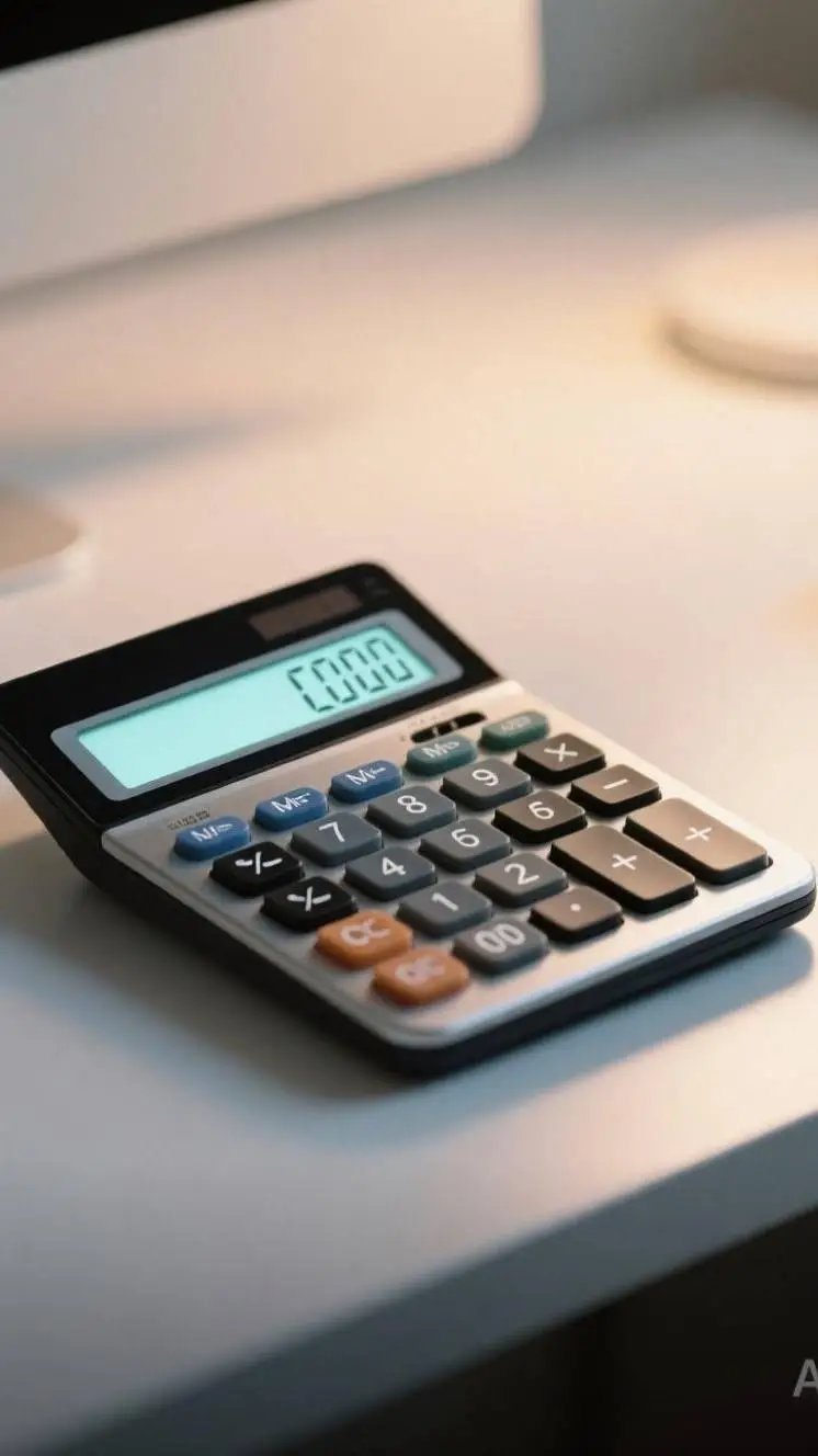 ai character: Calculator background