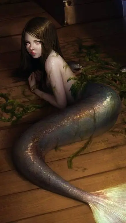 ai character:  Mermaid 🫧 background