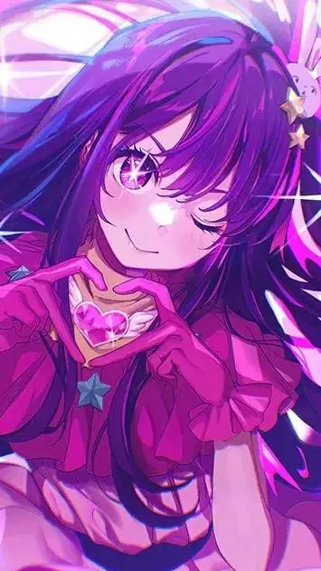 ai character: AI HOSHINO  background