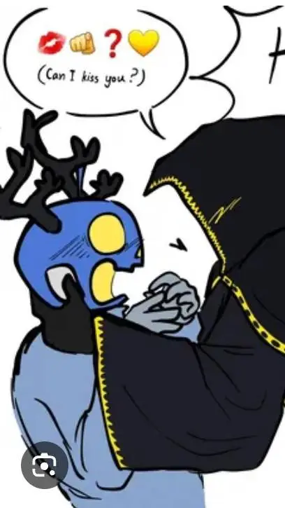 ai character: KISSING DUSSKAR??? background