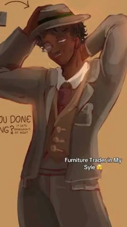 ai character: furniture trader background