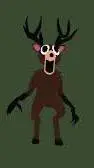 ai character: олень background