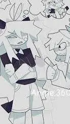 ai character: claire y Oliver  background