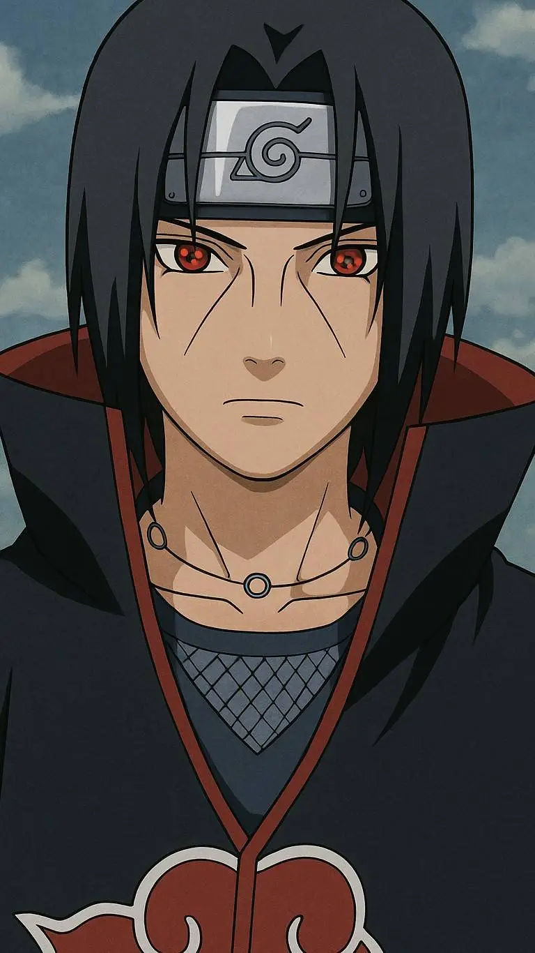 ai character: itachi Uchiha  background