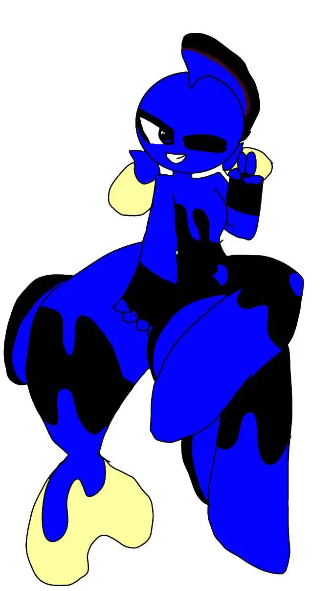 ai character: raw background