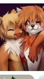 ai character: два фурри background