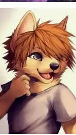 ai character: baby фурри  background