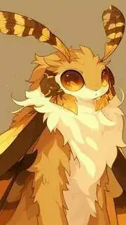 ai character: мотылёк background