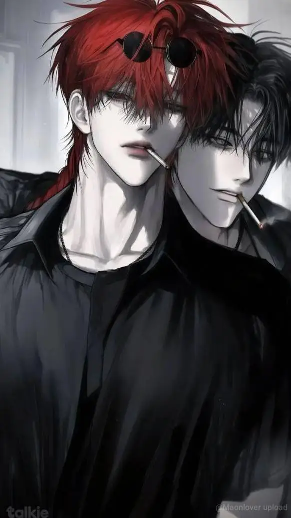 ai character: xaxier and leon  background