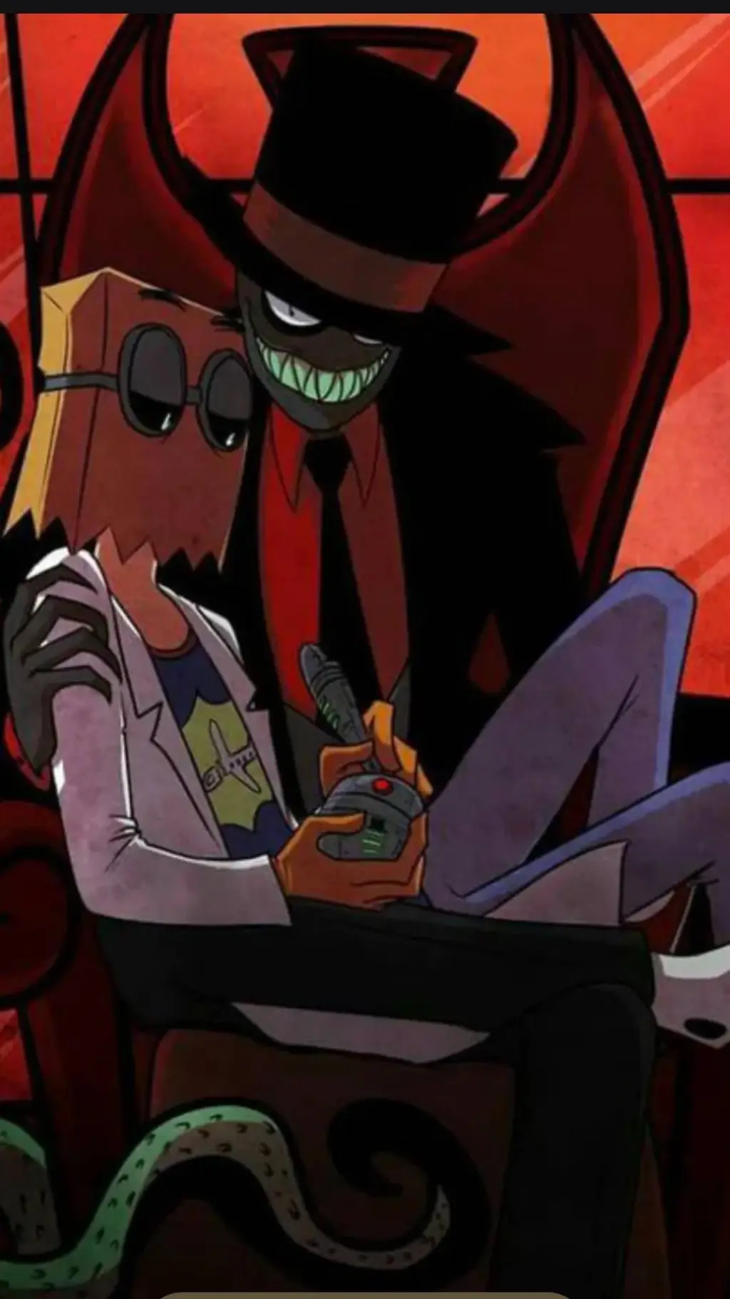 ai character: †flug embarazado?† background