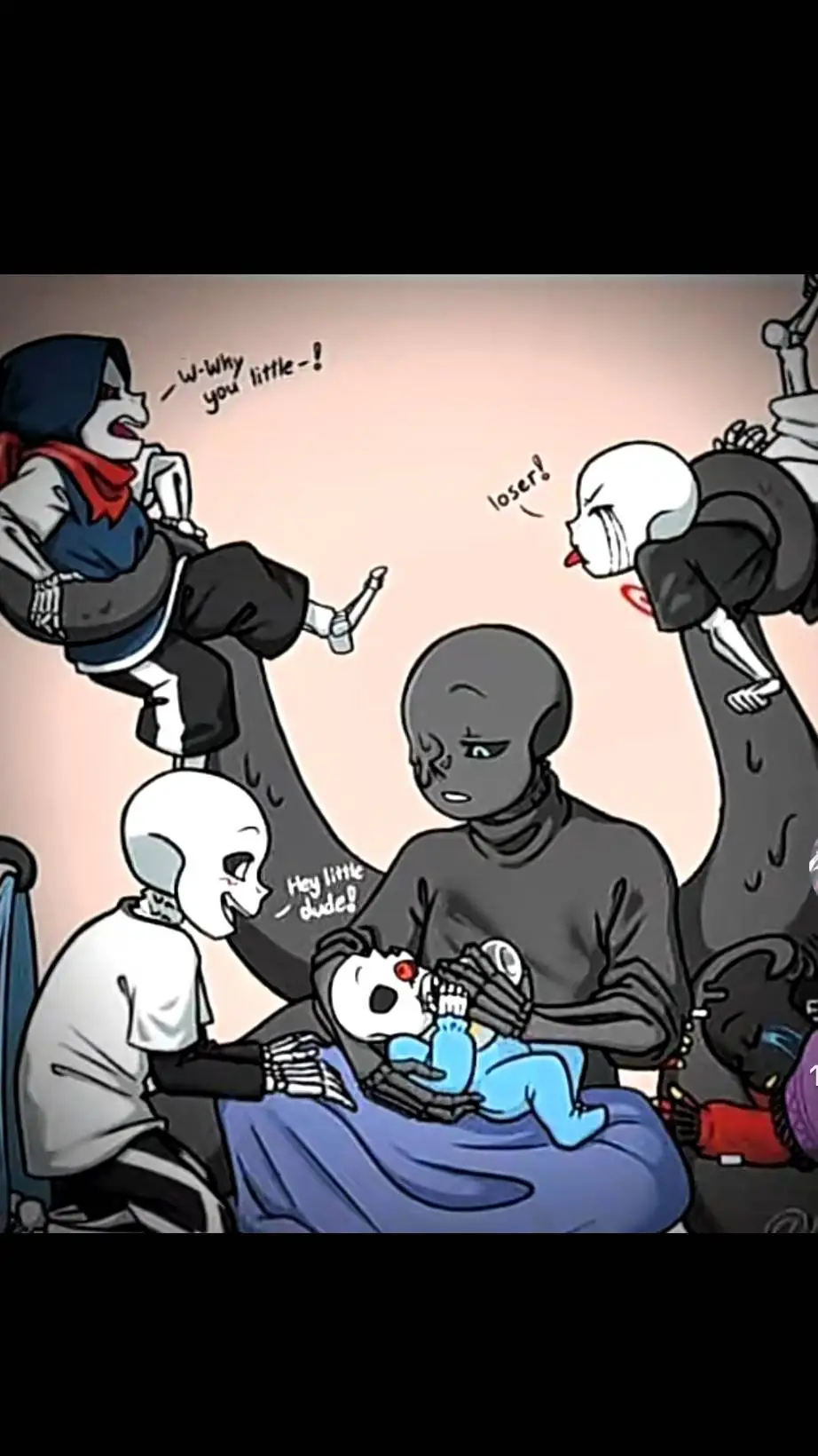 ai character: sans x killer background