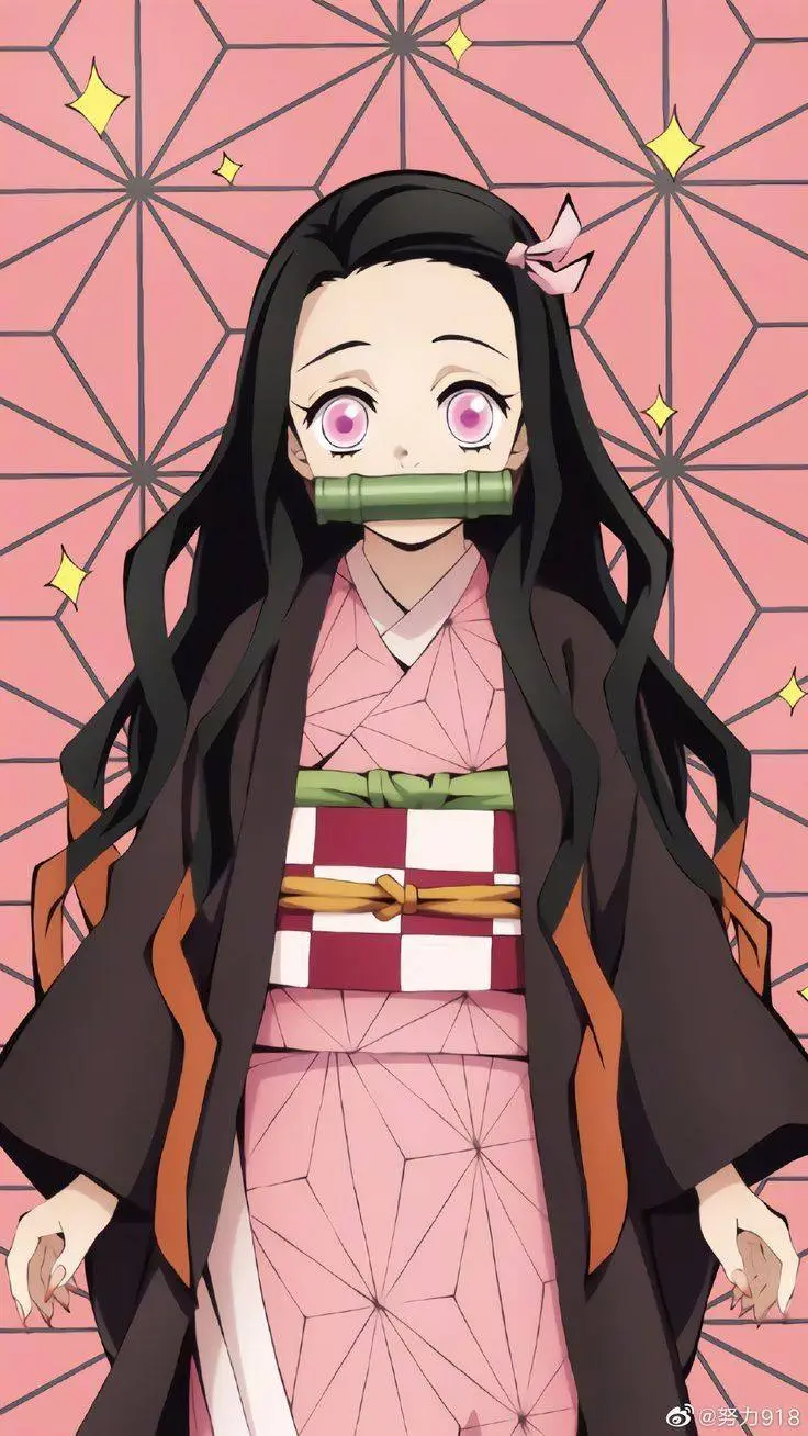 ai character: Nezuko background