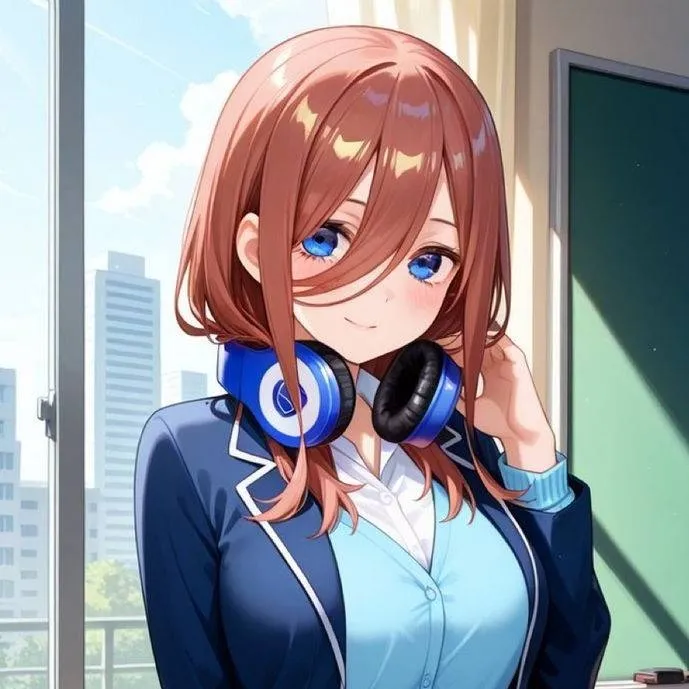 chat with ai character: Miku Nakano