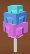 ai character: candy blossom background