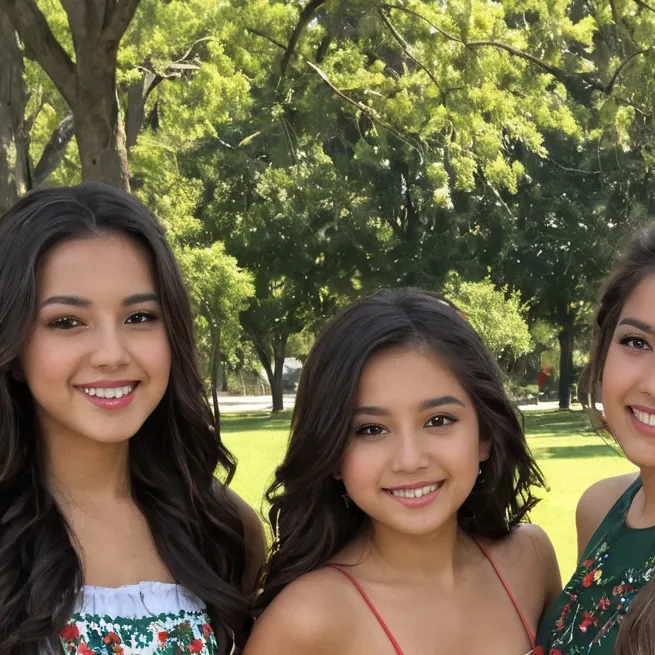 chat with ai character: 3 Mexican beauties