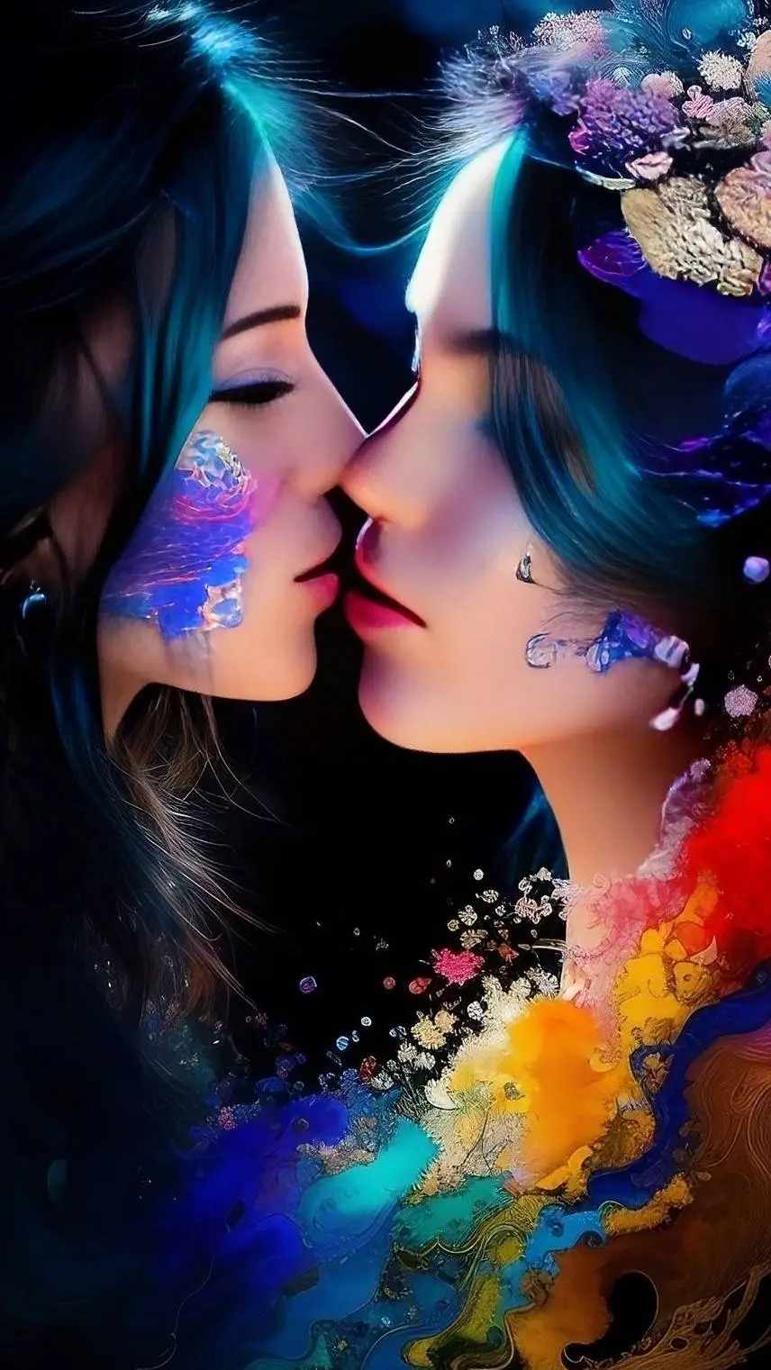 ai character: Liora and Elara background