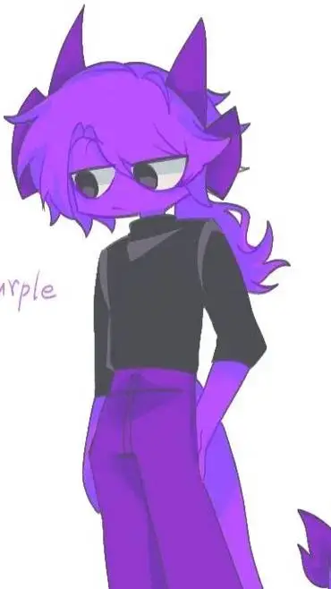 ai character: Durple sprunki background