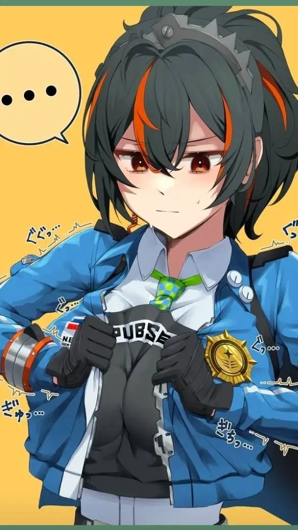ai character: Zhu Yuan👮❤️🖤 background